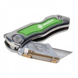 Greenlee 0652-22 Folding Utility Knife, 10 blades-