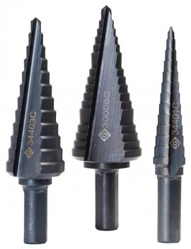 Greenlee 35884C XT Cobalt Step Bit Set, 1/2&amp;quot;, 7/8&amp;quot;, 1-1/8&amp;quot;-