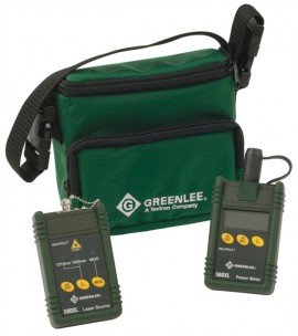 Greenlee 5680-SC Singlemode Fiber Optic Test Set with SC Connector-