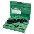 Greenlee 830 Hole Saw Kit, 7/8&amp;quot; to 2-1/2&amp;quot; Conduits-