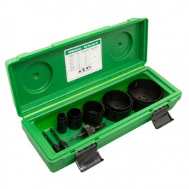 Greenlee 835 Hole Saw Kit, 0.75 to 2.25"-