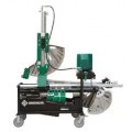 Greenlee 881 Cam-Track Bender with hydraulic pump and mobile bending table, 0 to 90&amp;deg;, 2&amp;frac12;&amp;quot;/3&amp;quot;/3&amp;frac12;&amp;quot;/4&amp;quot; capacity-