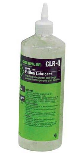 Greenlee CLR-Q Clear Lube Pulling Lubricant, 1 Quart-