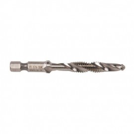 Greenlee DTAP5/16-18 Combination Drill/Tap Bit, 0.31&quot;, 18 TPI-