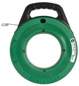Greenlee FTS438-125 MagnumPRO Steel Fish Tape, 125&#039; x 1/8&amp;quot;-
