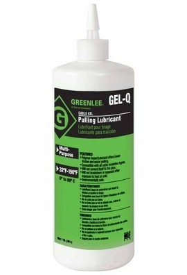Greenlee GEL-Q Cable Gel Cable Pulling Lubricant, 1 qt-