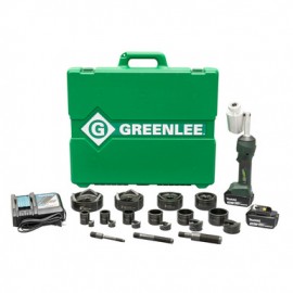 Greenlee LS100X11SB4X Intelli-PUNCH 11-Ton Tool with Slug-Buster Knockouts, 1/2&amp;quot - 3&amp;quot and 4&amp;quot;-