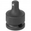 Grey Pneumatic 1138A Impact Adapter, 3/8" to ½", friction ball-