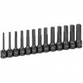Grey Pneumatic 1343MH Metric Hex Impact Set, ½" drive, 13-piece-