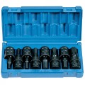 Grey Pneumatic 1398UH Hex Impact Set, ½" Drive, 8-Piece-