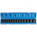 Grey Pneumatic 1412 m Impact Socket Set, ½" drive, 13 to 27 mm-