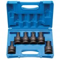 Grey Pneumatic 9196MH Impact Hex Set, 1" drive, 6-piece, metric-