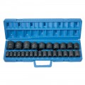 Grey Pneumatic GRY-1326M Metric Impact Set, 1/2" drive, 26-pack-