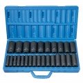 Grey Pneumatic GRY-1326MD Metric Socket Set, 1/2" drive, 26-pack-
