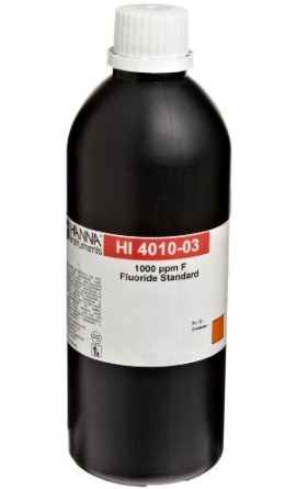Hanna HI4010-03 Fluoride Standard 1000 mg/L (ppm), 500mL-