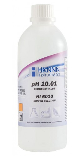 Hanna HI5010 pH 10.01 Technical Calibration Buffer, 500mL-