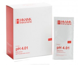 Hanna HI70004P Calibration Buffer Sachets, pH 4.01, 25 x 20 mL-