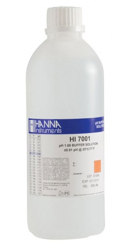 Hanna HI7001L Calibration Solution, pH 1.68, 500mL-
