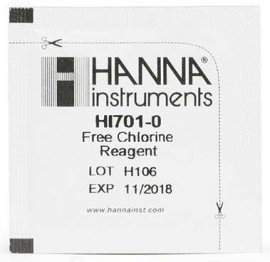 Hanna HI701-25 Free Chlorine Checker Reagents, 25-Pack-