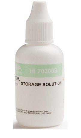 Hanna HI 70300S pH Electrode Storage Solution, 25 ml-