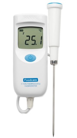 Hanna HI 935008 Foodcare Type-T Thermocouple Thermometer with Fixed Probe-