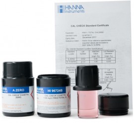 Hanna HI 97701-11 Free and Total Chlorine Cal Check Standards Set-