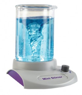 Heathrow Scientific 120155 Magnetic Mini Stirrer, 12V DC, Gray/Purple-