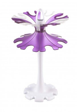 Heathrow Scientific 120481 Universal Carousel Pipette Stand, Purple/Clear-
