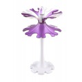 Heathrow Scientific 120481 Universal Carousel Pipette Stand, Purple/Clear-