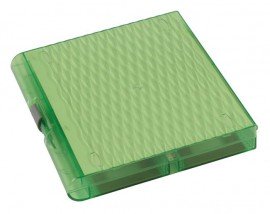 Heathrow Scientific 120578 Premium Plus Slide Boxes, Green-