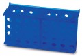 Heathrow Scientific 120684 Clinical 4-Way Tube Rack, blue-