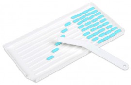 Heathrow Scientific 120846 Non-Sterile Capsule Couning Tray, rectangle, 10-pack-