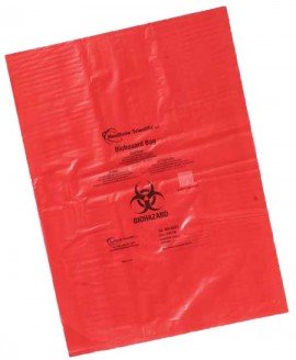 Heathrow Scientific HS10322 Biohazard Bags, 483 x 584 mm-