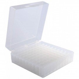 Heathrow Scientific HS120042 100-Well Microtube Storage Box, Natural, Pack of 5-