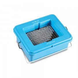 Heathrow Scientific HS120076 True North Mini-Cooler, Blue, -20&amp;deg;C, 96 place-