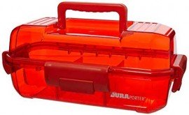 Heathrow Scientific HS120077 DuraPorter Sealed Transport Box, Red-