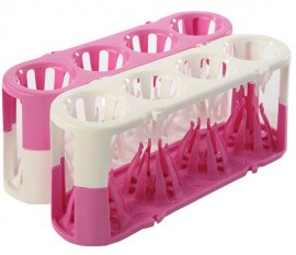 Heathrow Scientific HS120186 Adapt-A-Rack Flexible Multi-Tube Rack, Pink/White-