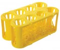 Heathrow Scientific HS120190 Adapt-A-Rack Flexible Multi-Tube Rack, Yellow/Yellow-