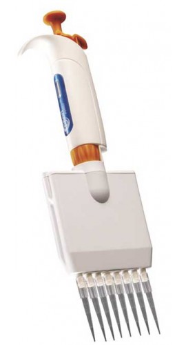 Heathrow Scientific HS120215 Mechanical Pearl Pipette with Adjustable Volume, 8 Channel, 5 to 50&amp;micro;l-