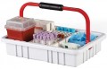 Heathrow Scientific HS120261 Blood Collection Tray, White, 17 mm Tube Rack-