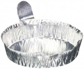 Heathrow Scientific HS14521B Aluminum Weighing Dishes, Medium, Pack of 100-