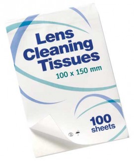 Heathrow Scientific HS15920 Lens Cleaning Tissue Book, 100 Sheets, 100 x 150 mm-