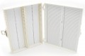 Heathrow Scientific HS15994R 100 Place Premium Microscope Slide Box, Foam, White-