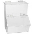 Heathrow Scientific HS23401 One Compartment Workstation Dispensing Bin-