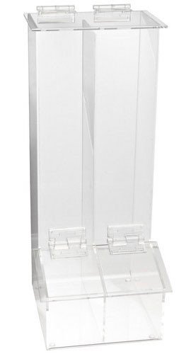 Heathrow Scientific HS23402 Two Compartment Workstation Dispensing Bin-
