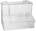 Heathrow Scientific HS23404 Four Compartment Workstation Dispensing Bin-