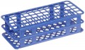 Heathrow Scientific HS243073B Rack Fold Blue 13mm EA, 5 to 10mL, Blue-