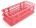 Heathrow Scientific HS243077R Rack Fold Blue 13mm EA, 5 to 15mL, Red-