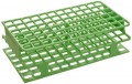 Heathrow Scientific HS27552C OneRack Test Tube Rack, 16 mm, Green, 8pk-