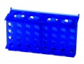 Heathrow Scientific HS29022B 4-Way Tube Rack, Blue, Pack of 5-